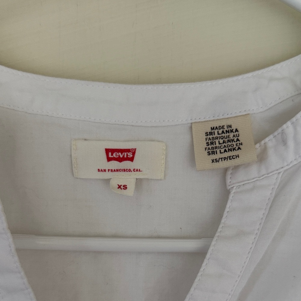 Levi's White Women's Blouse XS - Picture 3 of 6